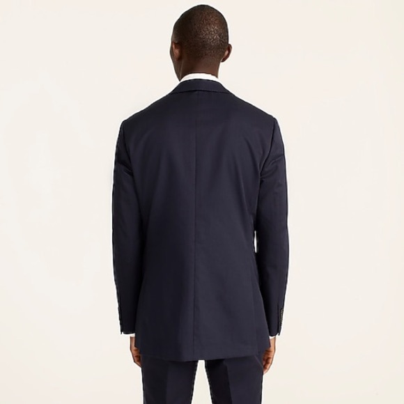 NWT J CREW LUDLOW ITALIAN CHINO BLAZER 40L NAVY SUMMER SEASON WEIGHT - Picture 8 of 10